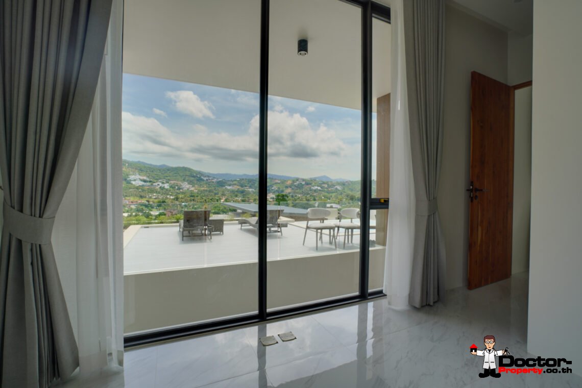 New 2-3 Bedroom Mountain View Villas in Bo Phut, Koh Samui – For Sale