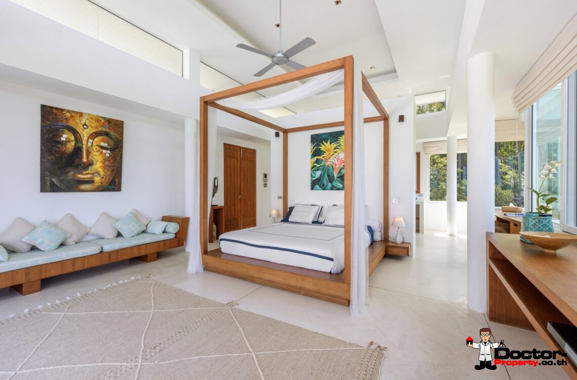 5 Bedroom Luxury Modern Villa in Laem Sett, Koh Samui – For Sale