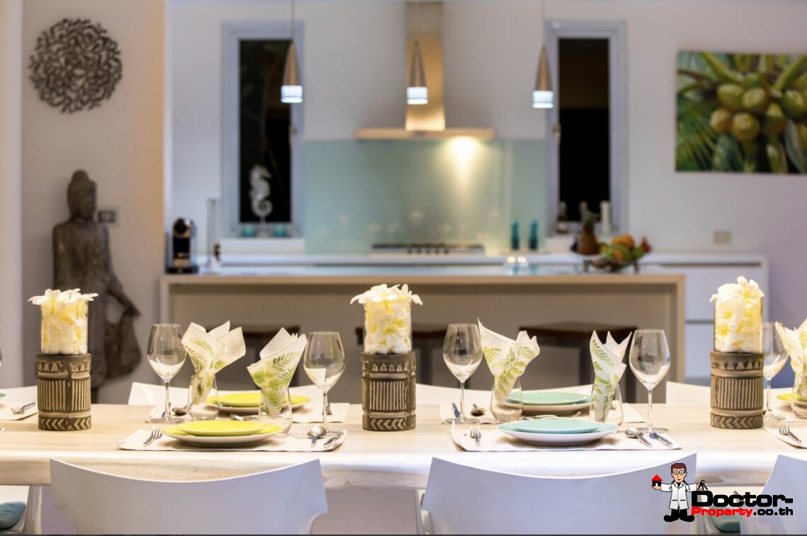 5 Bedroom Luxury Modern Villa in Laem Sett, Koh Samui – For Sale