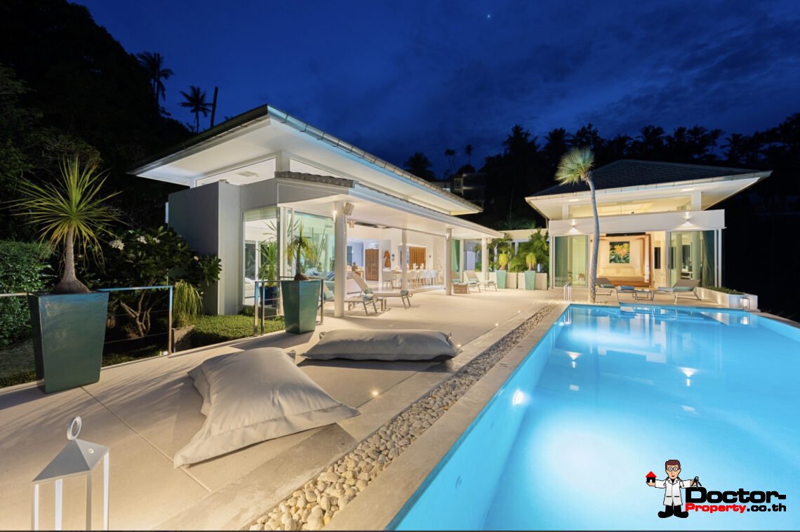 5 Bedroom Luxury Modern Villa in Laem Sett, Koh Samui – For Sale