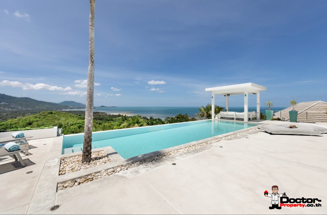 5 Bedroom Luxury Modern Villa in Laem Sett, Koh Samui – For Sale