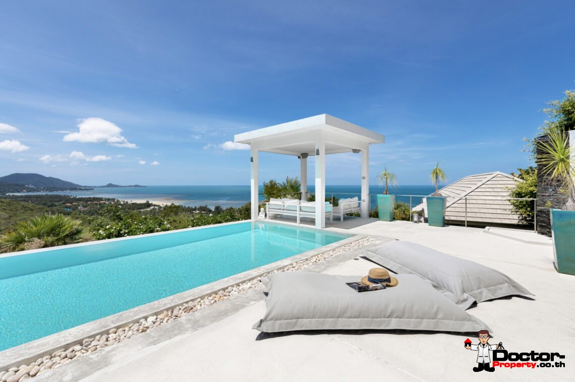 5 Bedroom Luxury Modern Villa in Laem Sett, Koh Samui – For Sale