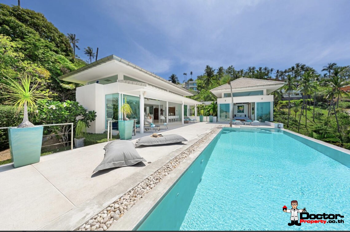 5 Bedroom Luxury Modern Villa in Laem Sett, Koh Samui – For Sale