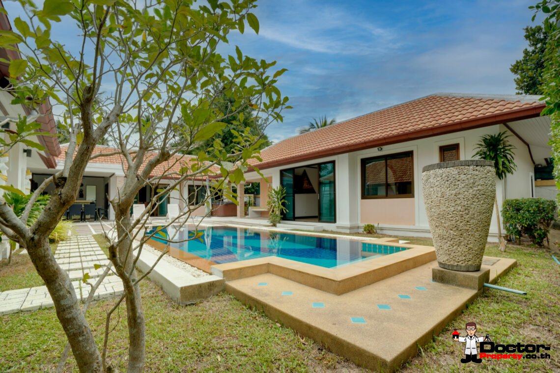 3-4 Bedroom Garden Villa in Bang Rak, Koh Samui – For Sale