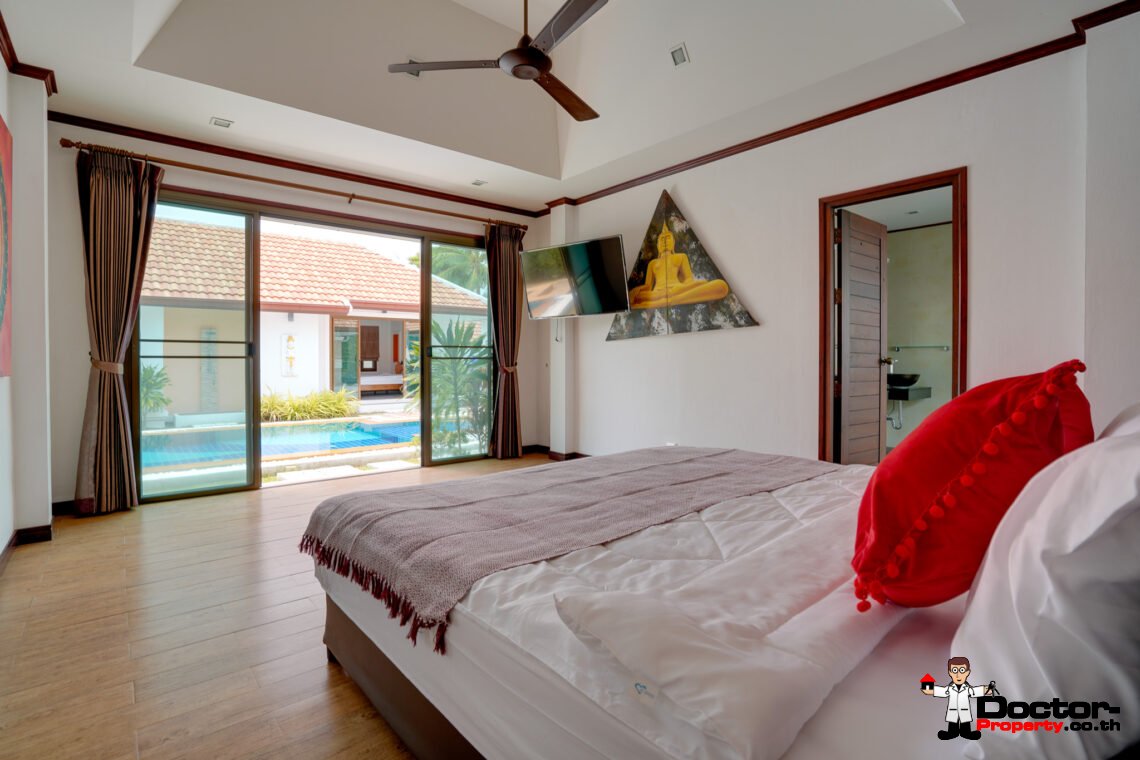 3-4 Bedroom Garden Villa in Bang Rak, Koh Samui – For Sale