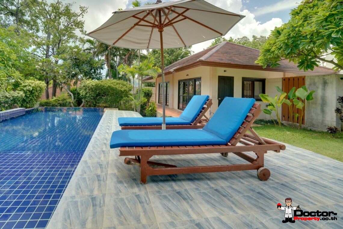 3 Bedroom Garden Villa with Pool in Choeng Mon, Koh Samui – For Sale