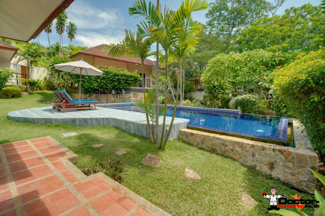 3 Bedroom Garden Villa with Pool in Choeng Mon, Koh Samui – For Sale