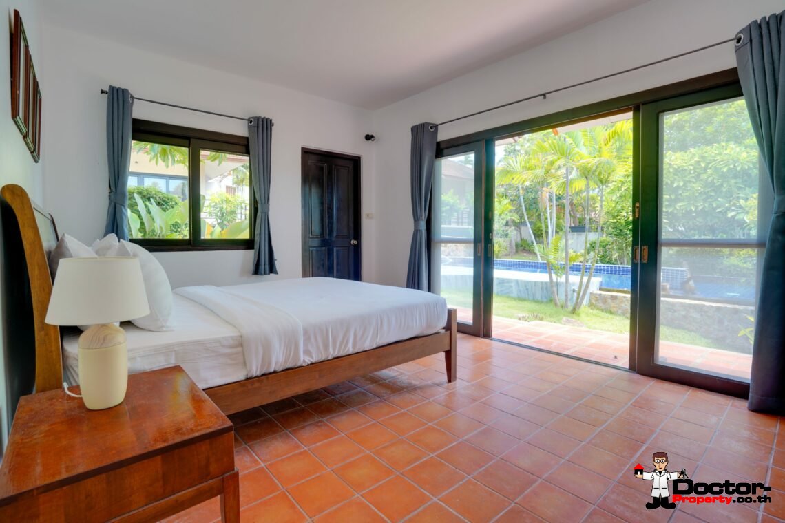 3 Bedroom Garden Villa with Pool in Choeng Mon, Koh Samui – For Sale