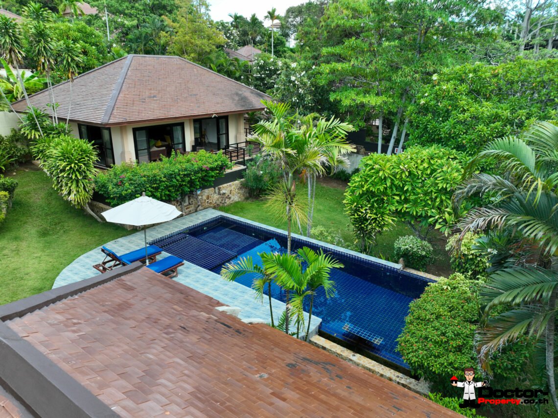 3 Bedroom Garden Villa with Pool in Choeng Mon, Koh Samui – For Sale