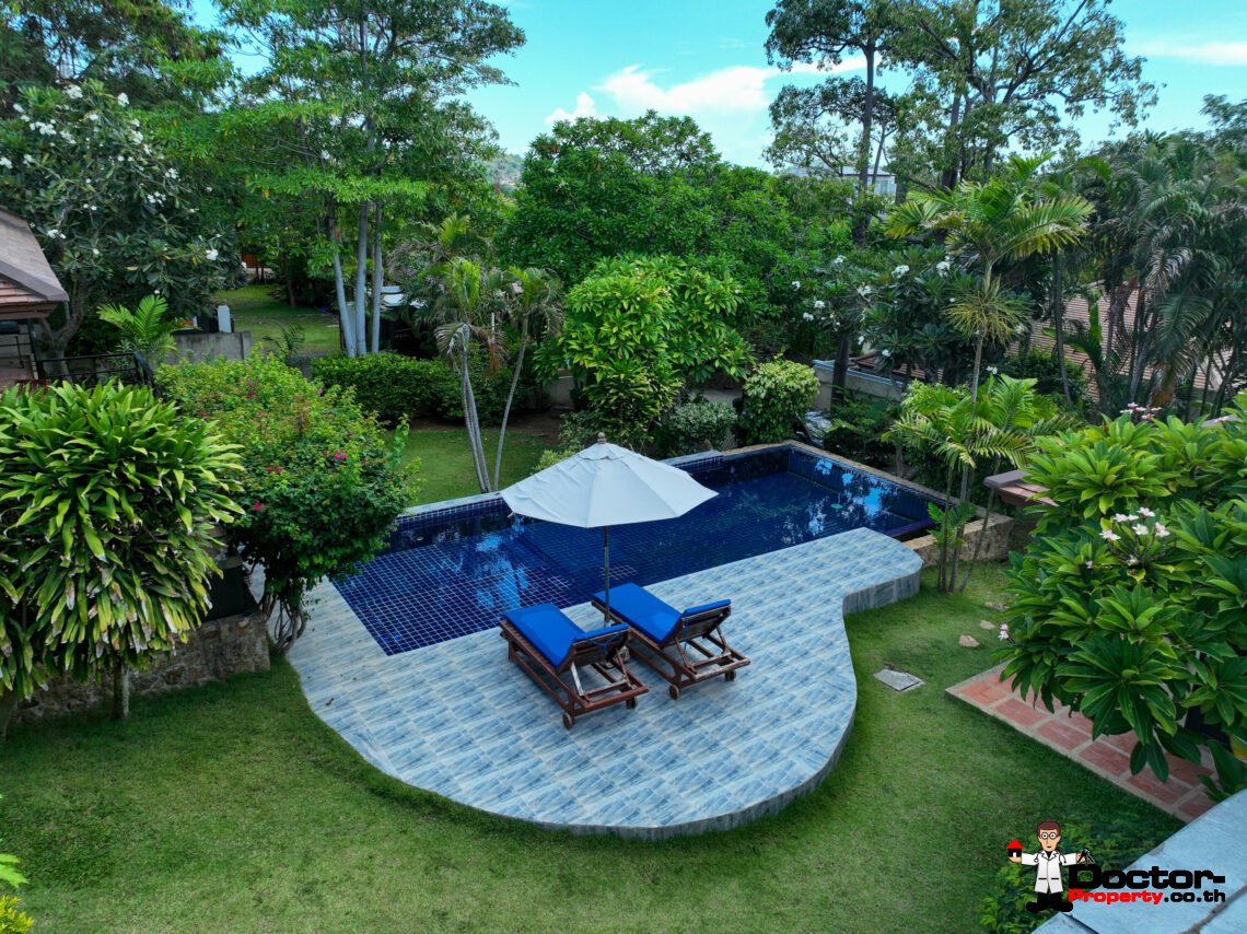 3 Bedroom Garden Villa with Pool in Choeng Mon, Koh Samui – For Sale
