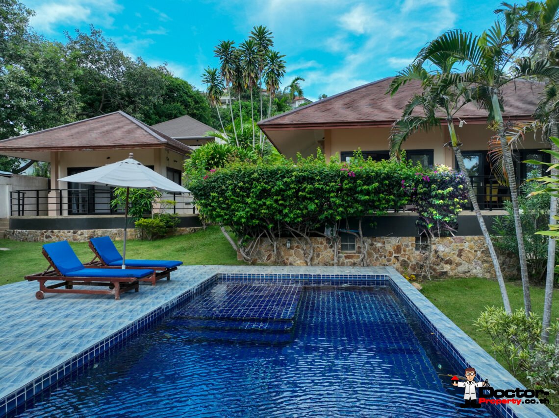 3 Bedroom Garden Villa with Pool in Choeng Mon, Koh Samui – For Sale