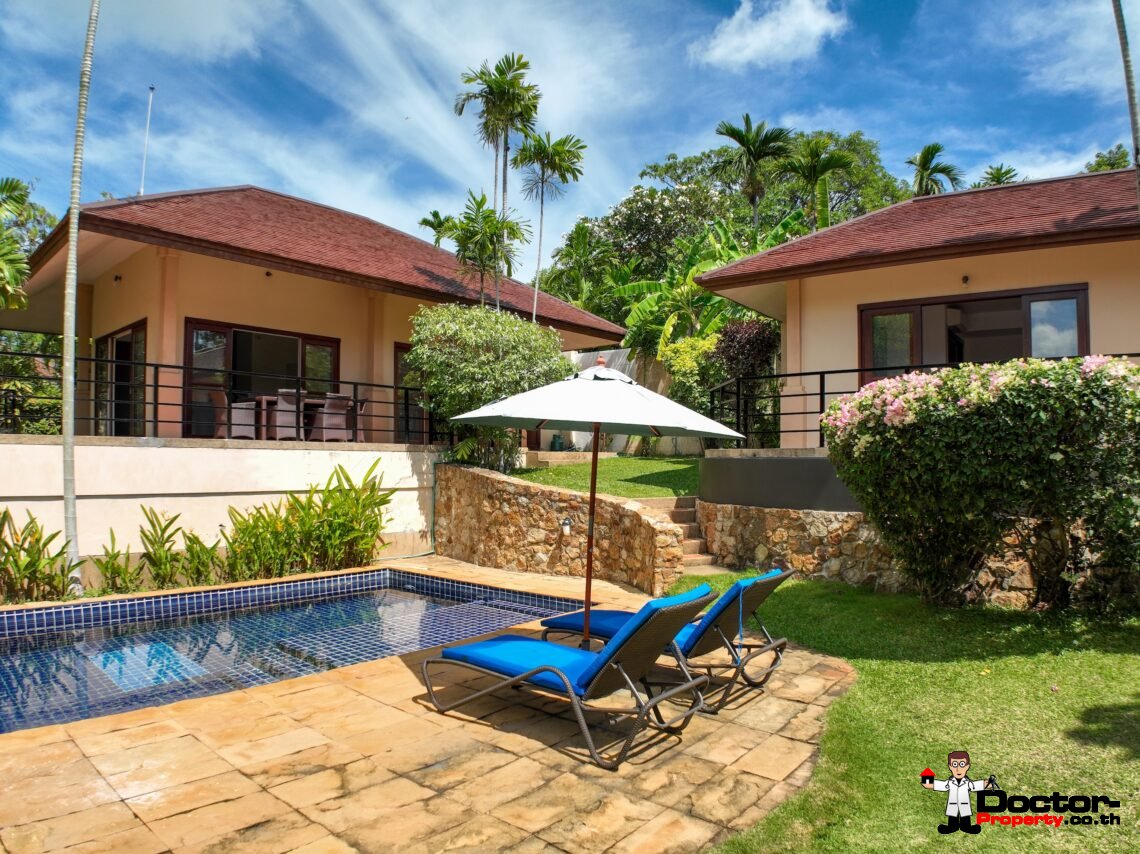 3 Bedroom Garden Villa with Pool in Choeng Mon, Koh Samui – For Sale