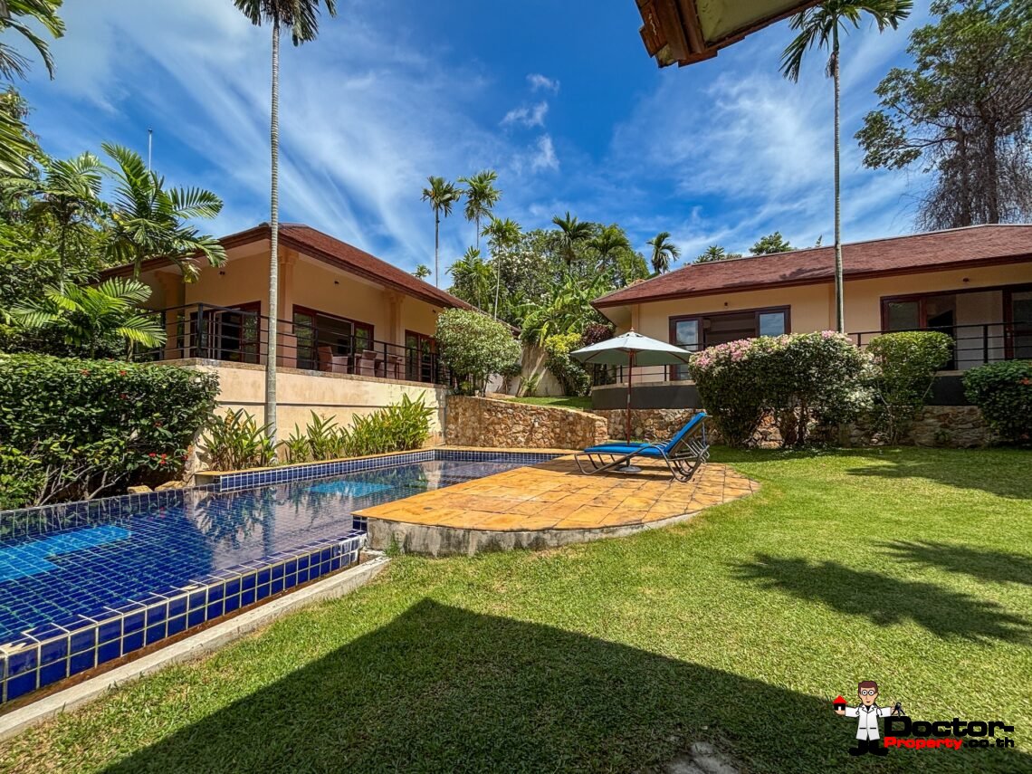 3 Bedroom Garden Villa with Pool in Choeng Mon, Koh Samui – For Sale
