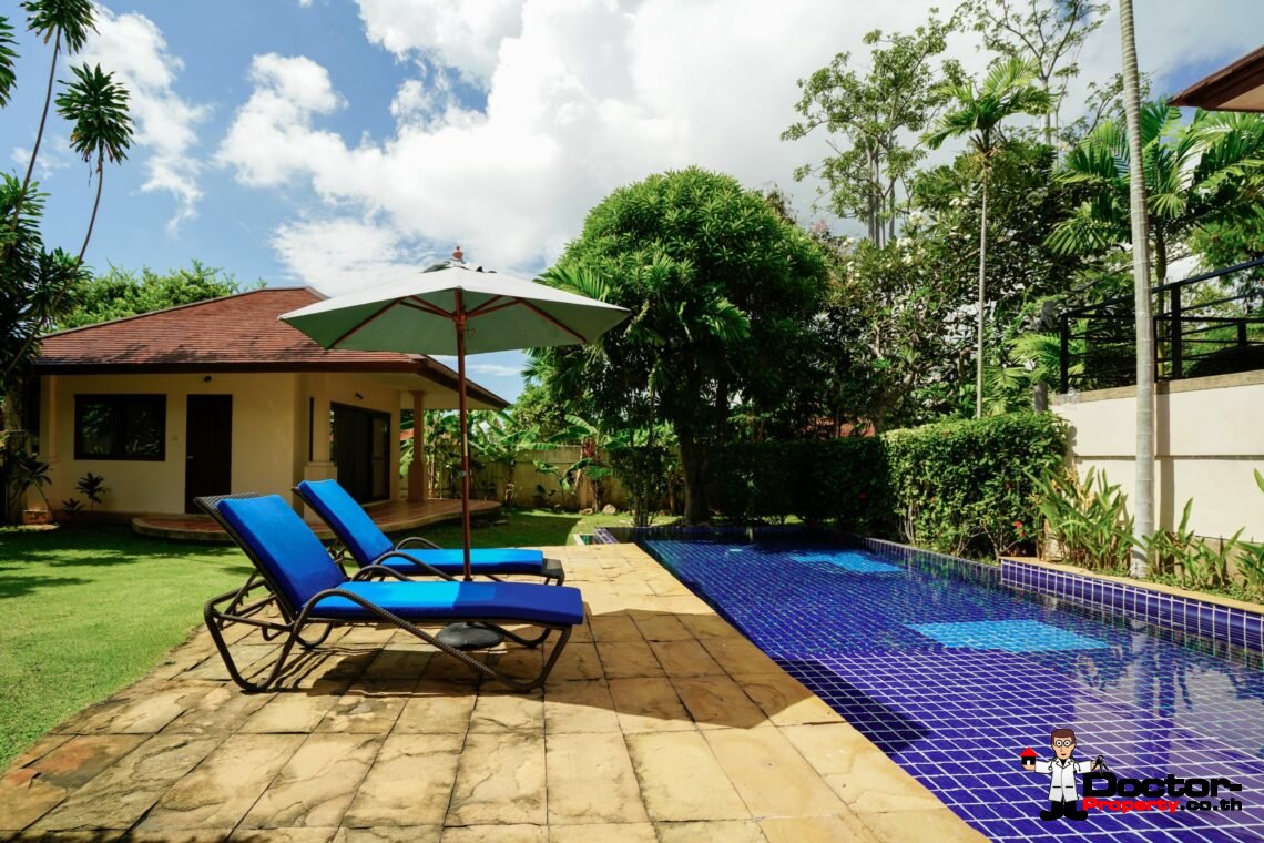 3 Bedroom Garden Villa with Pool in Choeng Mon, Koh Samui – For Sale