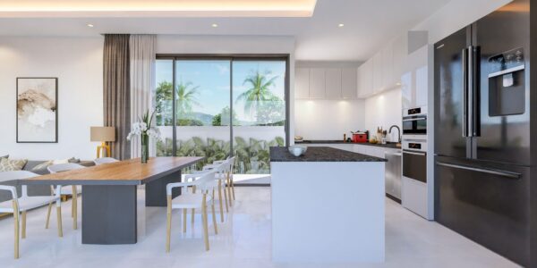 3 Bedrooms Pool Villa Modern Style in Bo Phut, Koh Samui.