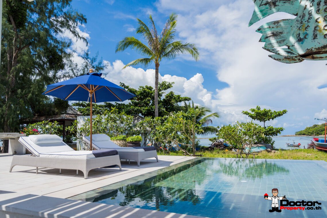 Luxury 4-Bedroom Beachfront Villa with Private Pool on Chaweng Beach, Koh Samui