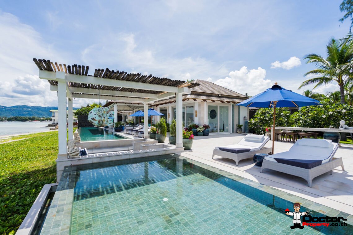 Luxury 4-Bedroom Beachfront Villa with Private Pool on Chaweng Beach, Koh Samui