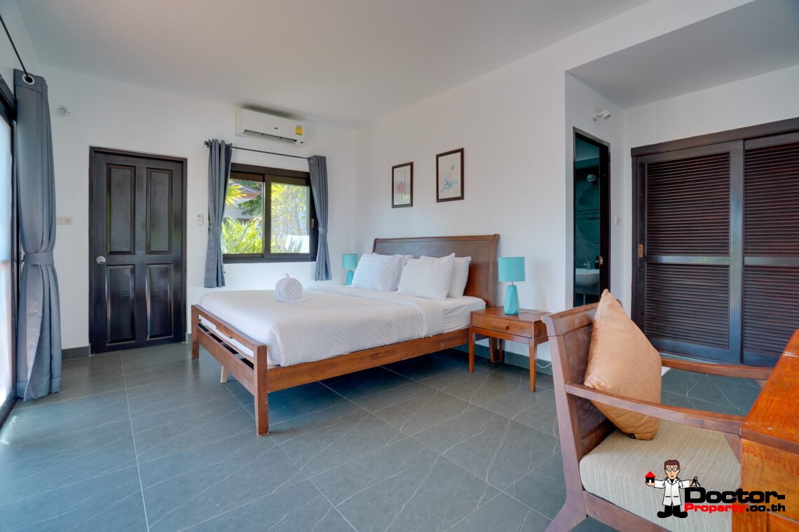 3 Bedroom Garden Villa with Pool in Choeng Mon, Koh Samui – For Sale