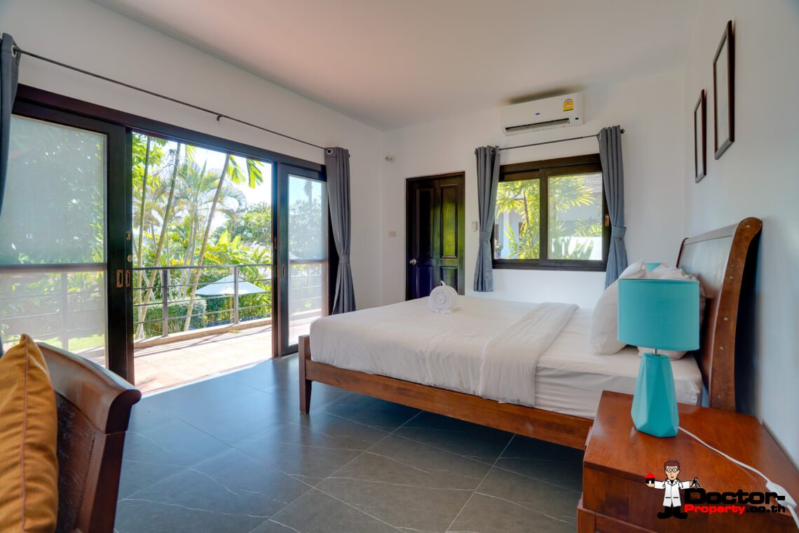 3 Bedroom Garden Villa with Pool in Choeng Mon, Koh Samui – For Sale