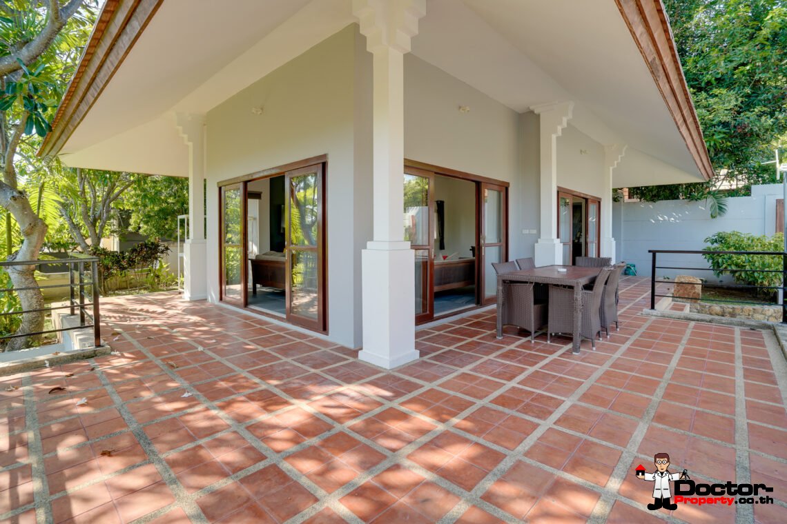 3 Bedroom Garden Villa with Pool in Choeng Mon, Koh Samui – For Sale