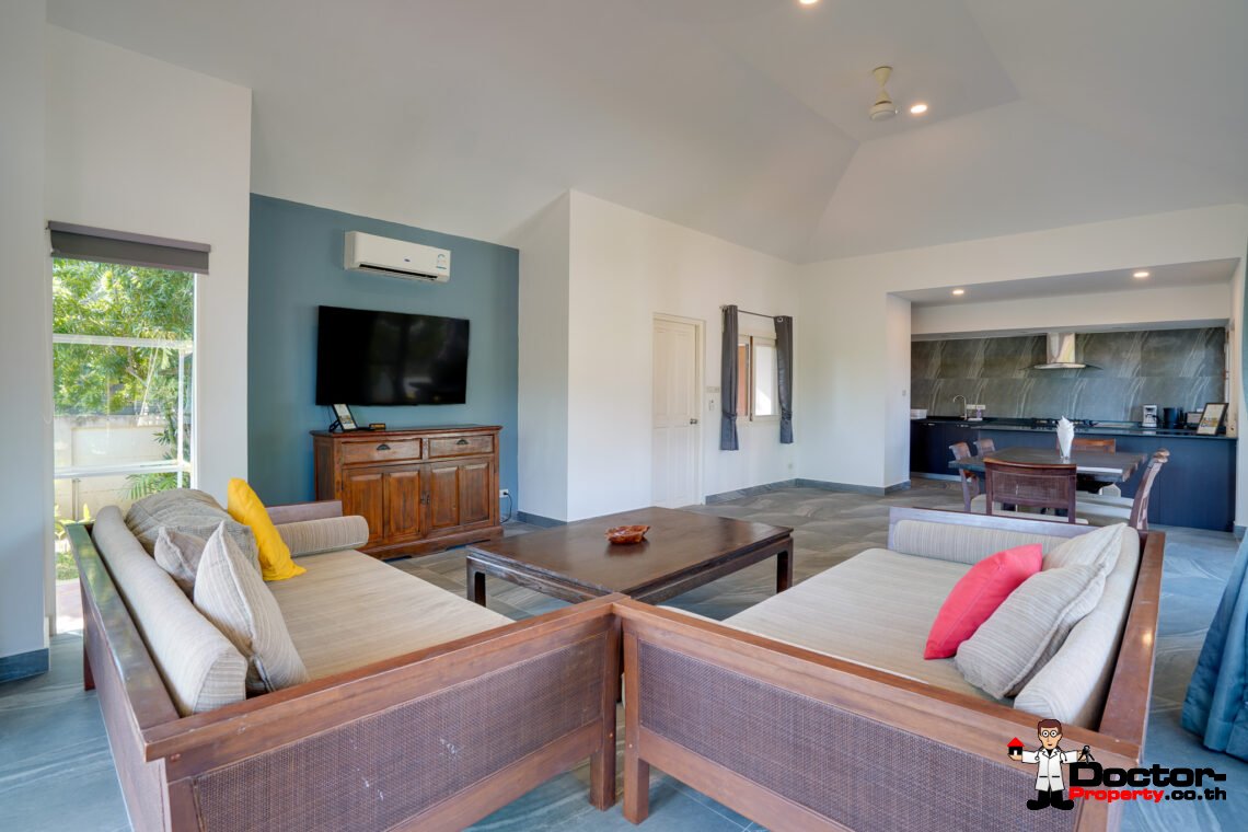 3 Bedroom Garden Villa with Pool in Choeng Mon, Koh Samui – For Sale