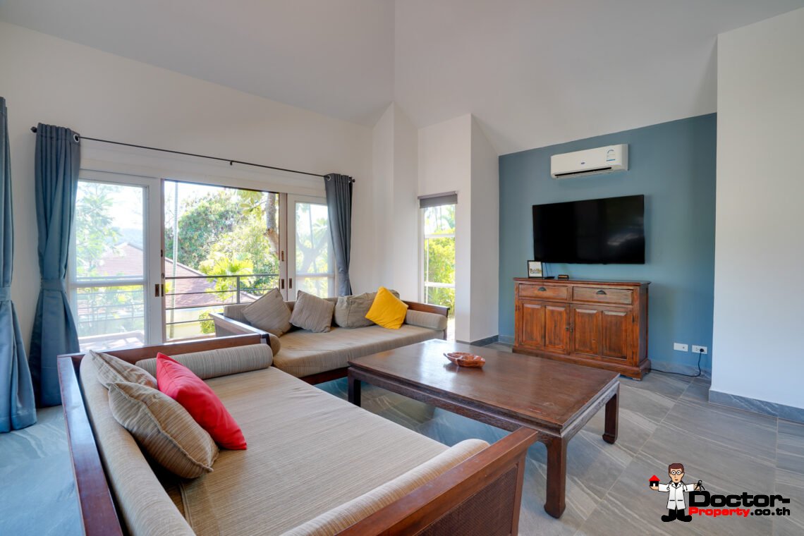 3 Bedroom Garden Villa with Pool in Choeng Mon, Koh Samui – For Sale