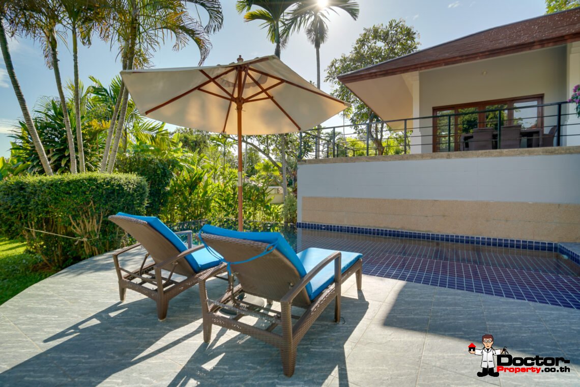 3 Bedroom Garden Villa with Pool in Choeng Mon, Koh Samui – For Sale