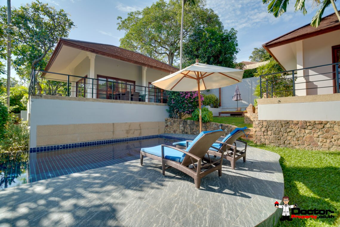 3 Bedroom Garden Villa with Pool in Choeng Mon, Koh Samui – For Sale
