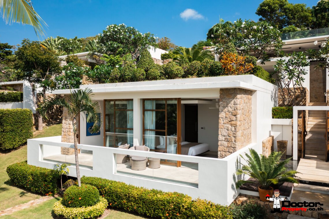 4 Bedroom Luxury Pool Villa – Choeng Mon, Koh Samui – For Sale
