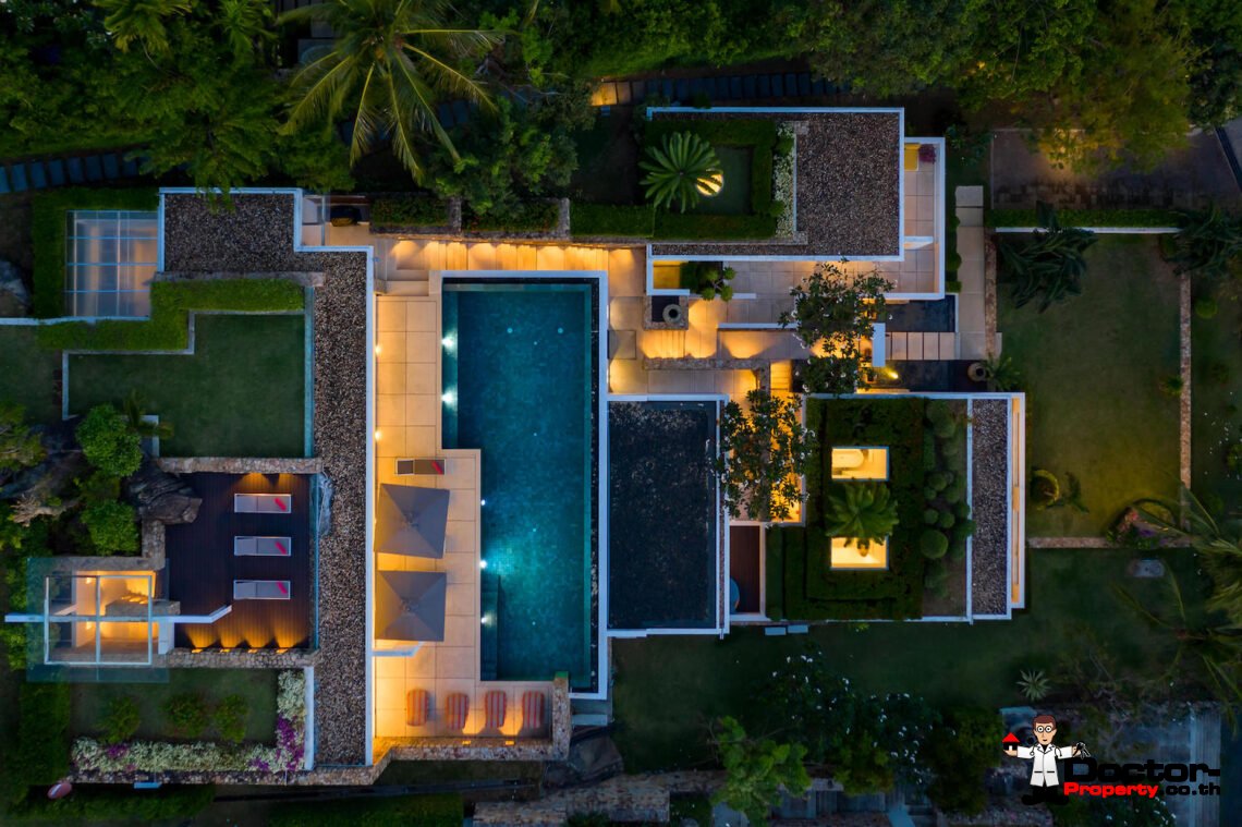 4 Bedroom Luxury Pool Villa – Choeng Mon, Koh Samui – For Sale