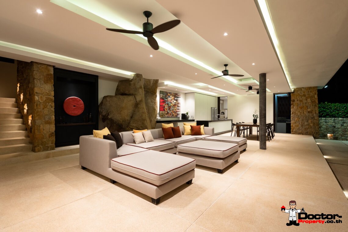 4 Bedroom Luxury Pool Villa – Choeng Mon, Koh Samui – For Sale