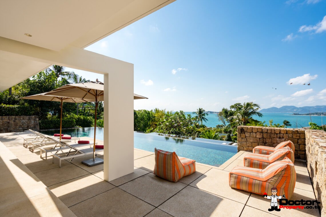 4 Bedroom Luxury Pool Villa – Choeng Mon, Koh Samui – For Sale