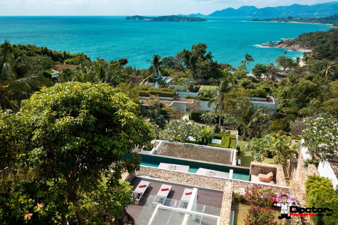 4 Bedroom Luxury Pool Villa – Choeng Mon, Koh Samui – For Sale