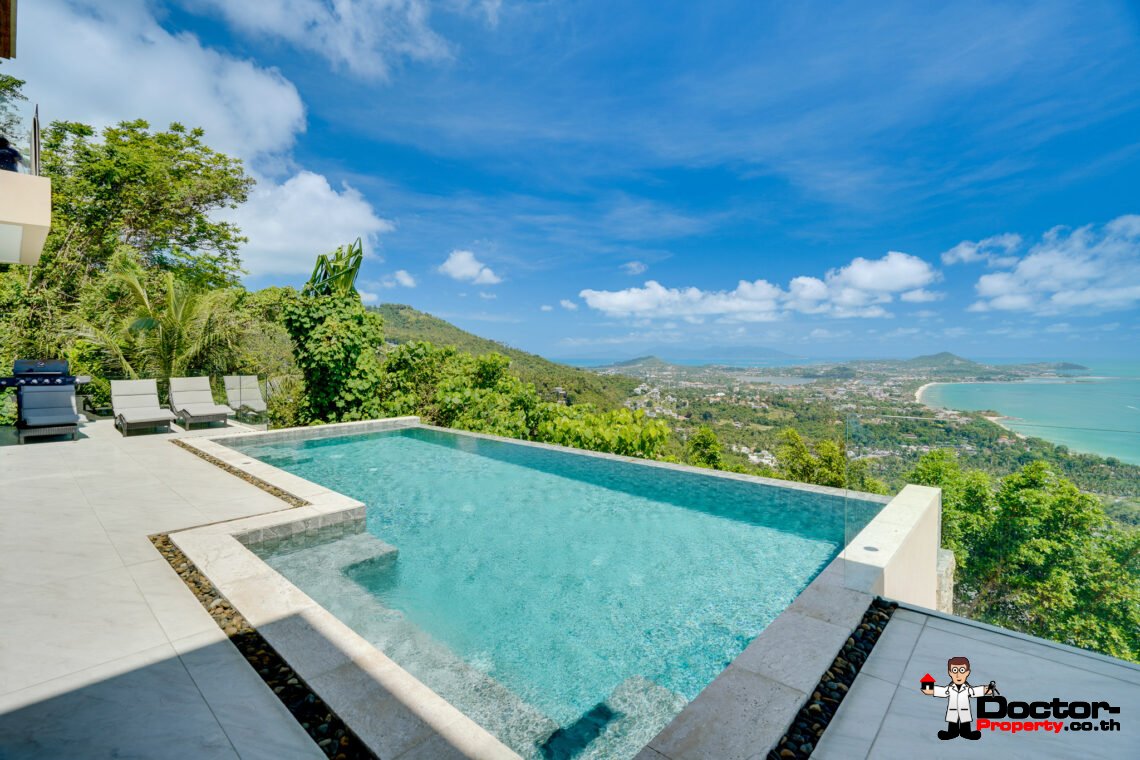 Fantastic 4 Bedroom Sea View Villa in Chaweng Noi, Koh Samui – For sale
