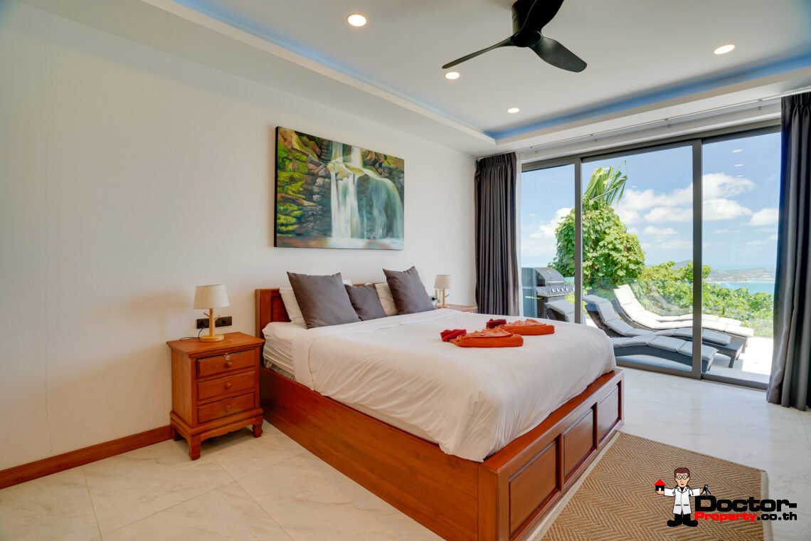 Fantastic 4 Bedroom Sea View Villa in Chaweng Noi, Koh Samui – For sale