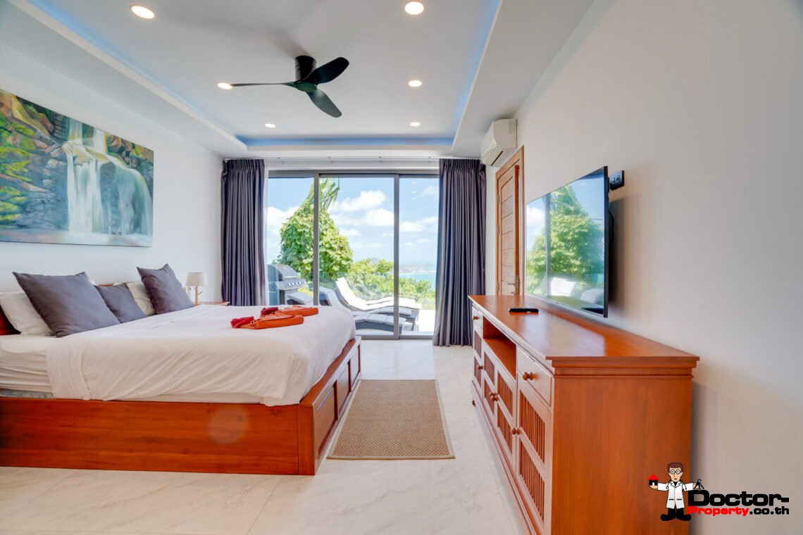 Fantastic 4 Bedroom Sea View Villa in Chaweng Noi, Koh Samui – For sale