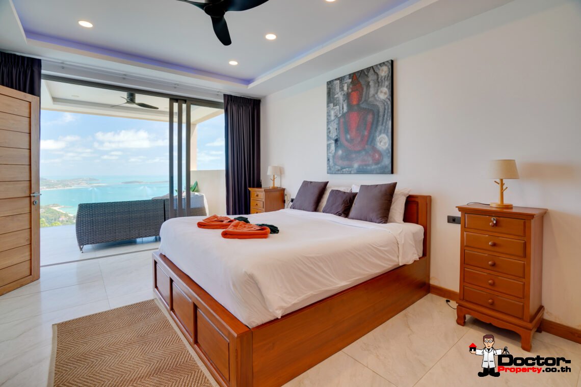 Fantastic 4 Bedroom Sea View Villa in Chaweng Noi, Koh Samui – For sale