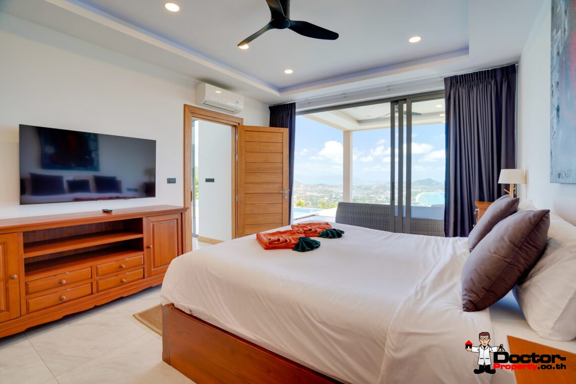 Fantastic 4 Bedroom Sea View Villa in Chaweng Noi, Koh Samui – For sale