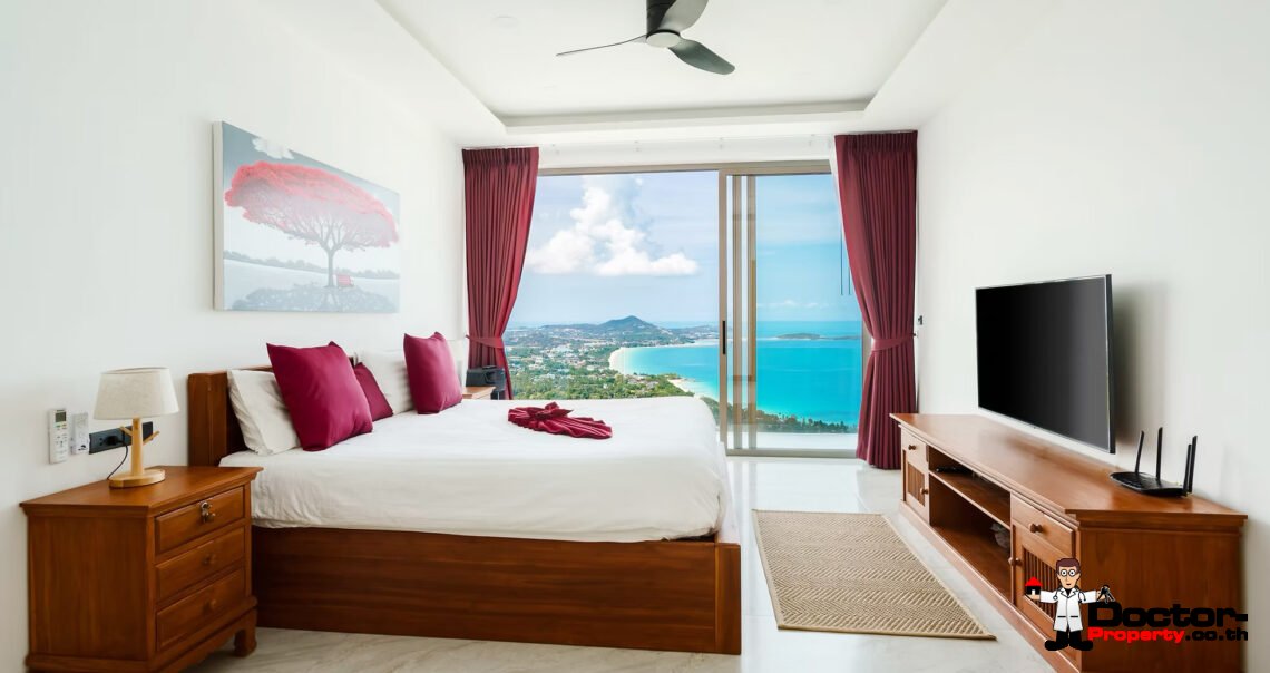 Fantastic 4 Bedroom Sea View Villa in Chaweng Noi, Koh Samui – For sale