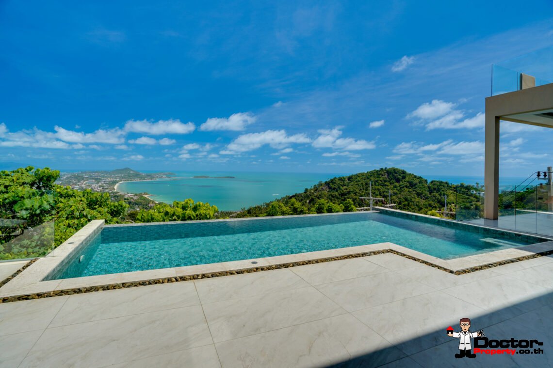 Fantastic 4 Bedroom Sea View Villa in Chaweng Noi, Koh Samui – For sale
