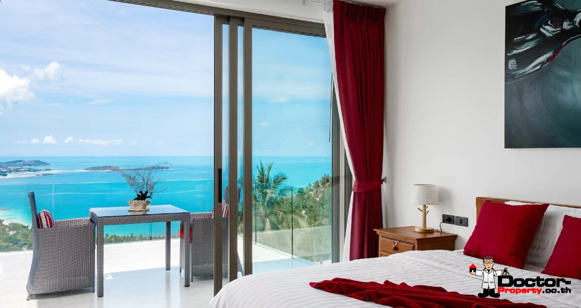 Fantastic 4 Bedroom Sea View Villa in Chaweng Noi, Koh Samui – For sale