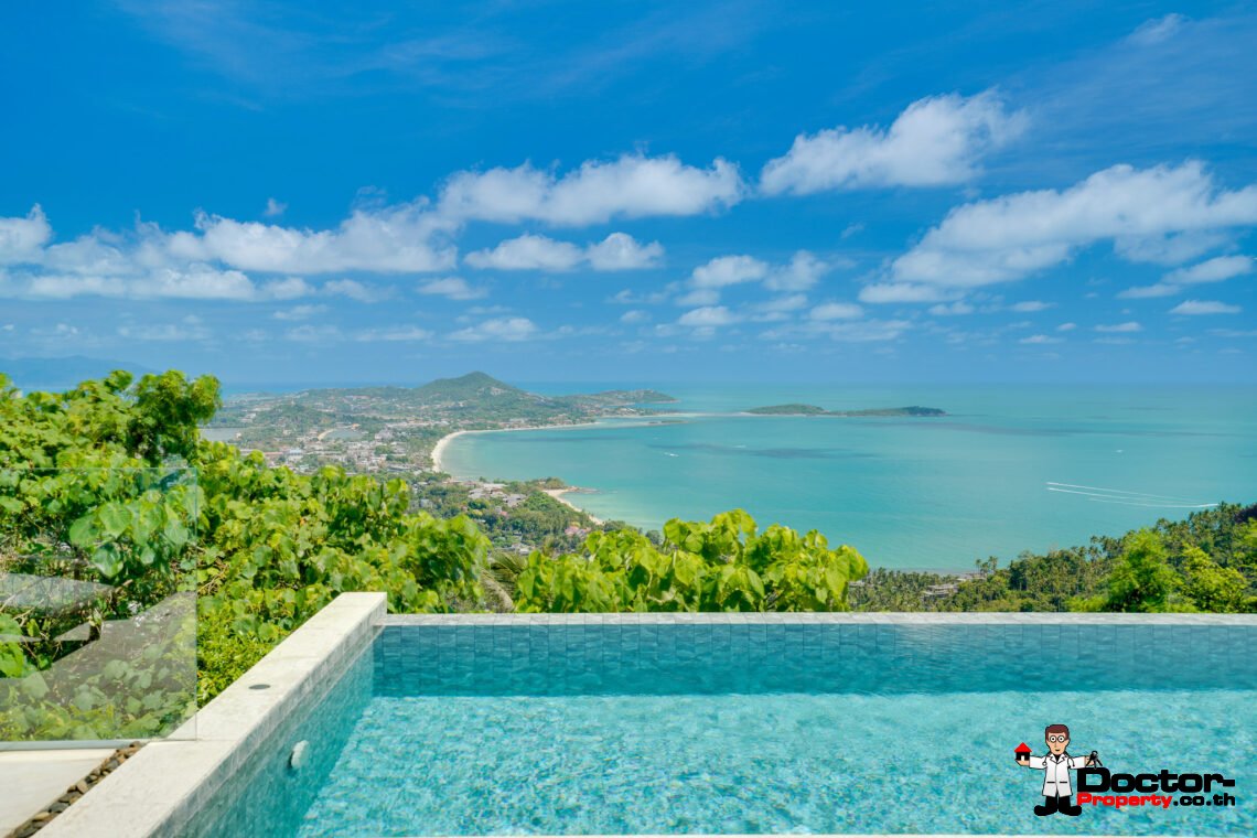 Fantastic 4 Bedroom Sea View Villa in Chaweng Noi, Koh Samui – For sale