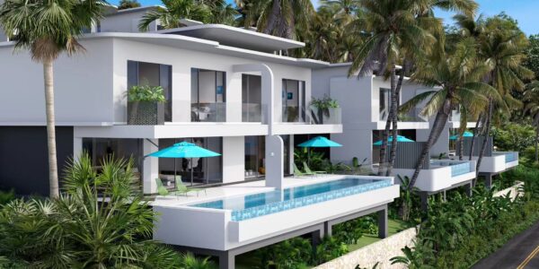 New 2 Bedroom Pool Villa with Sea View in Chaweng, Koh Samui – For Sale