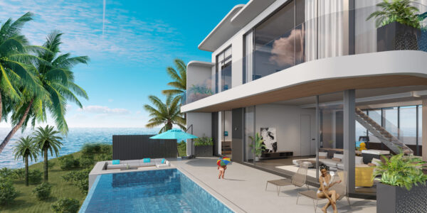 New 3 Bedroom Pool Villa with Sea View in Chaweng, Koh Samui – For Sale