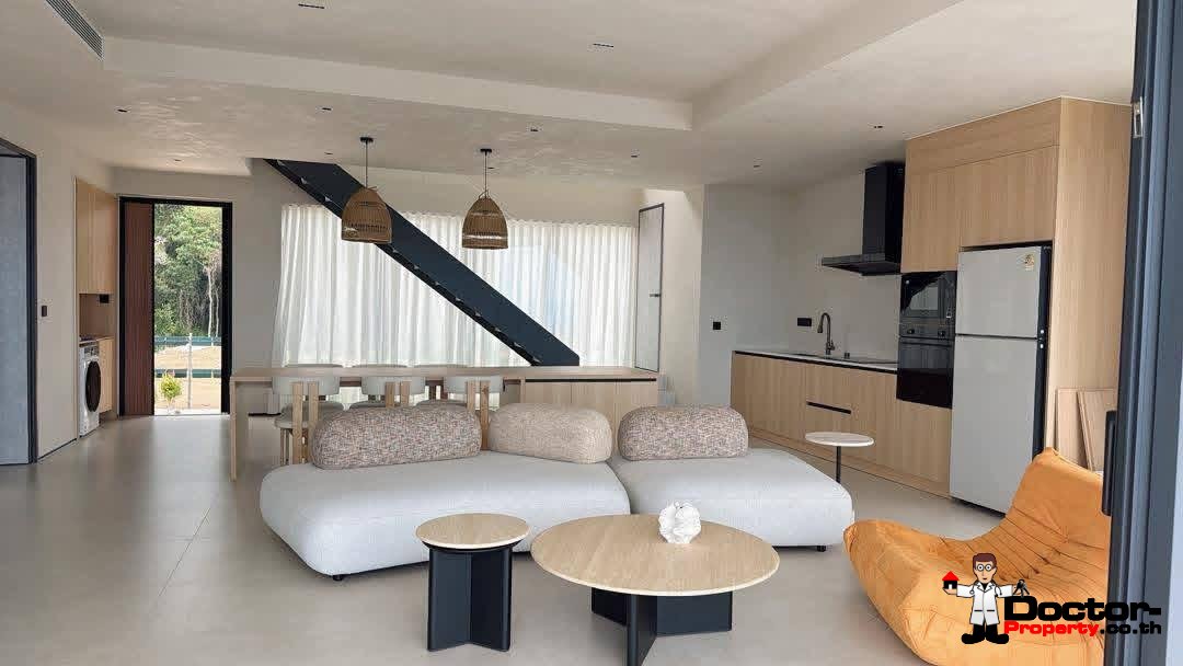 New 3 Bedroom Pool Villa with Sea View in Chaweng, Koh Samui – For Sale