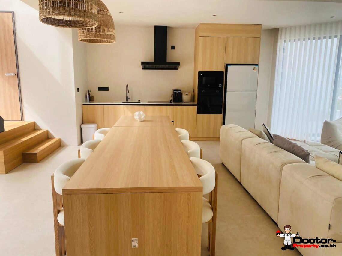 New 3 Bedroom Pool Villa with Sea View in Chaweng, Koh Samui – For Sale