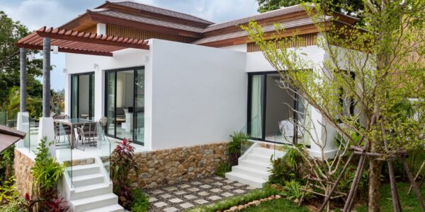 2 Bedroom Sea View Villa in Choeng Mon, Koh Samui – For Sale