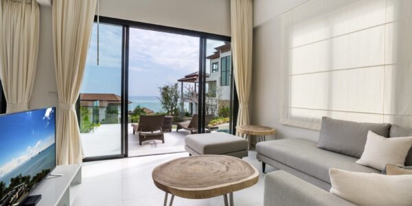 2 Bedroom Sea View Villa in Choeng Mon, Koh Samui – For Sale