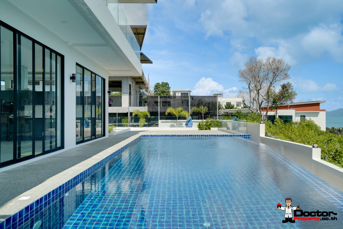 Stunning 5-Bedroom Villa in Bangrak, Koh Samui – A Panoramic Paradise of Luxury & Privacy