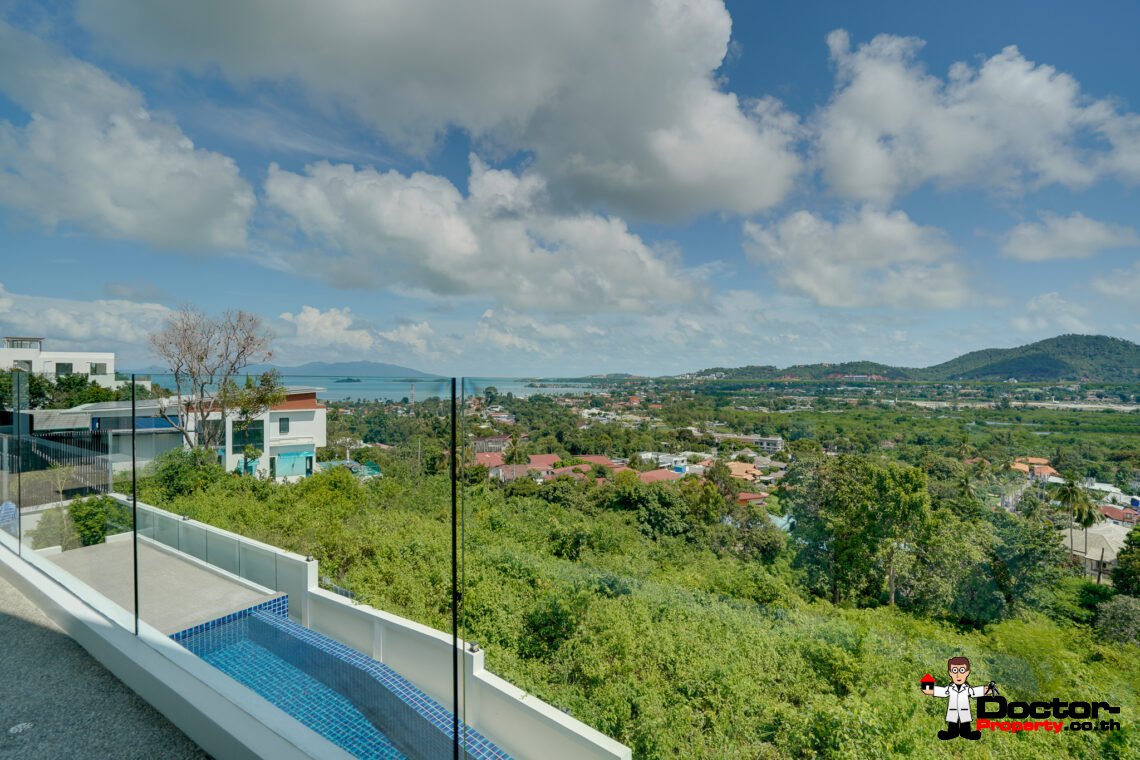 Stunning 5-Bedroom Villa in Bangrak, Koh Samui – A Panoramic Paradise of Luxury & Privacy